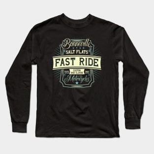 Ride the Horizon: Utah Salt Flats Motorcycle Adventures for Thrill-Seeking Riders Long Sleeve T-Shirt